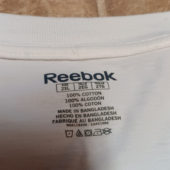 Reebok Tennessee Titans White and Blue Long Sleeve Men's Tee - Picture 3 of 5